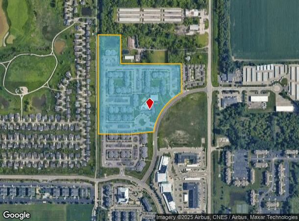 3839 Hunsaker Dr, East Lansing, MI Parcel Map