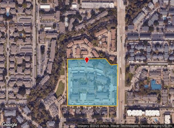  11601 Audelia Rd, Dallas, TX Parcel Map