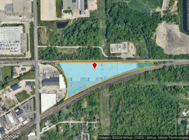  1216 N Center Rd, Burton, MI Parcel Map