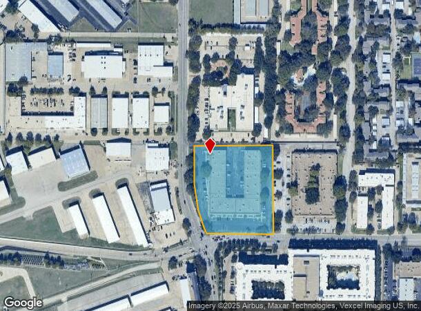  4801 Keller Springs Rd, Addison, TX Parcel Map