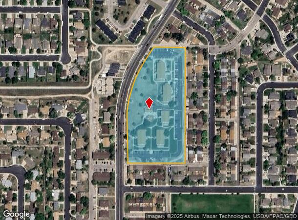 1607 Taft Ave, Cheyenne, WY Parcel Map
