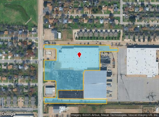 1401 S Cherry Ln, Fort Worth, TX Parcel Map