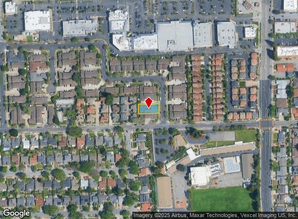 1664 Whitwood Ln, Campbell, CA Parcel Map