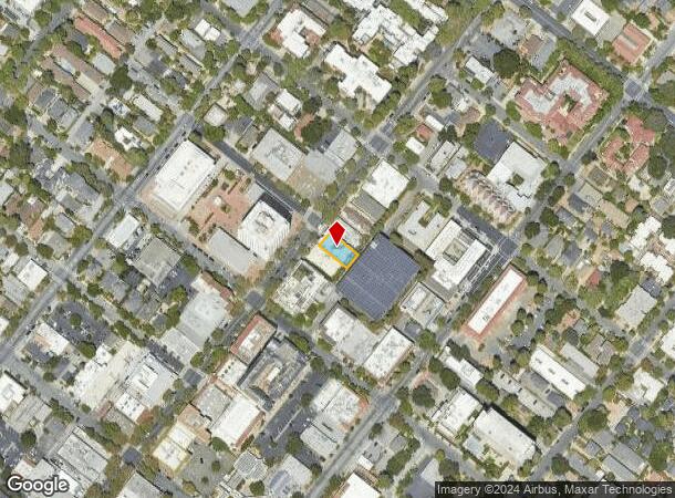  540 University Ave, Palo Alto, CA Parcel Map