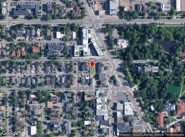  1216 Pleasant St, Boulder, CO Parcel Map