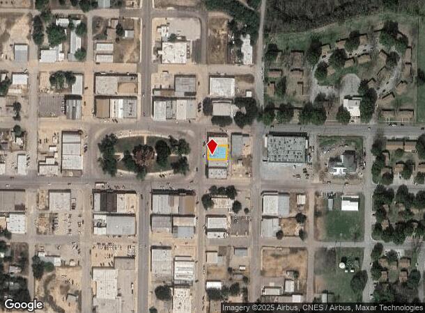  110 N Blackburn St, Brady, TX Parcel Map