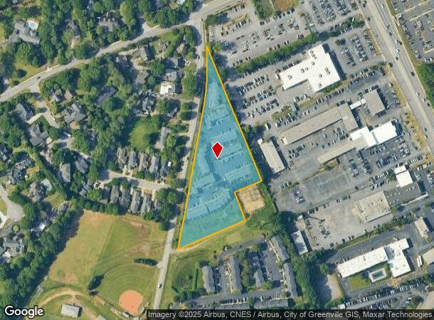  101 Ridge Rd, Greenville, SC Parcel Map