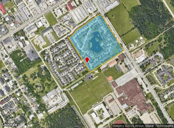  16755 Ella Blvd, Houston, TX Parcel Map