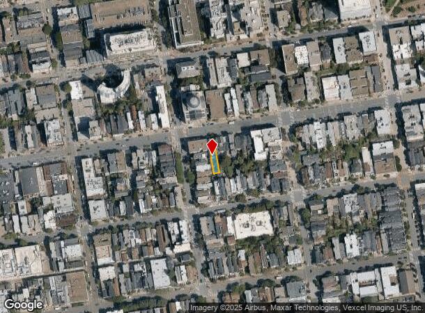  2275 California St, San Francisco, CA Parcel Map