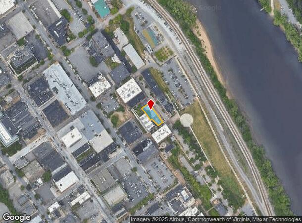 1019 Jefferson St, Lynchburg, VA Parcel Map