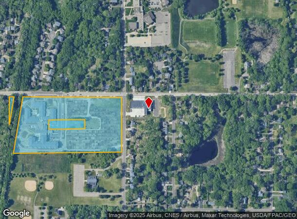  1438 County Road C E, Saint Paul, MN Parcel Map