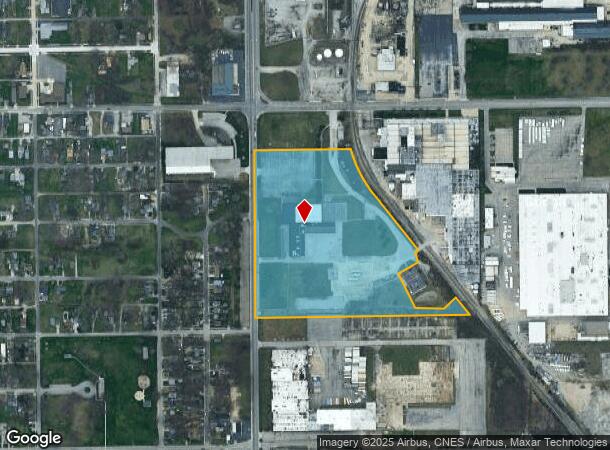  2131 S Coliseum Blvd, Fort Wayne, IN Parcel Map