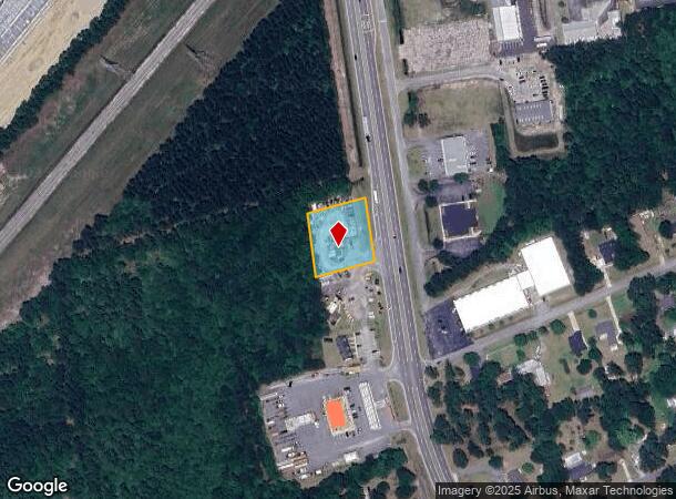  1201 N Columbia Ave, Rincon, GA Parcel Map