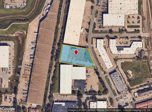 13375 Branch View Ln, Dallas, TX Parcel Map