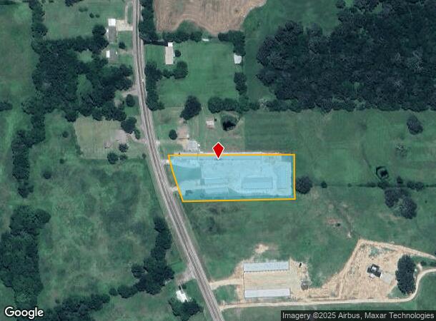 126 S Main St, Yantis, TX Parcel Map