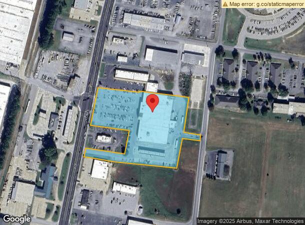  1700 N Locust Ave, Lawrenceburg, TN Parcel Map