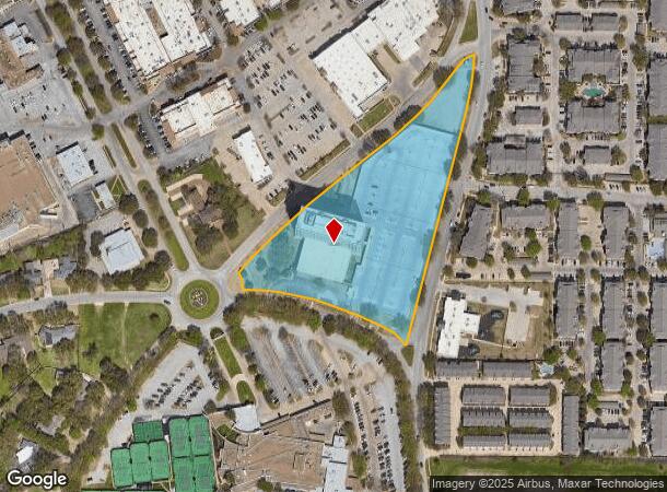  6300 Ridglea Pl, Fort Worth, TX Parcel Map