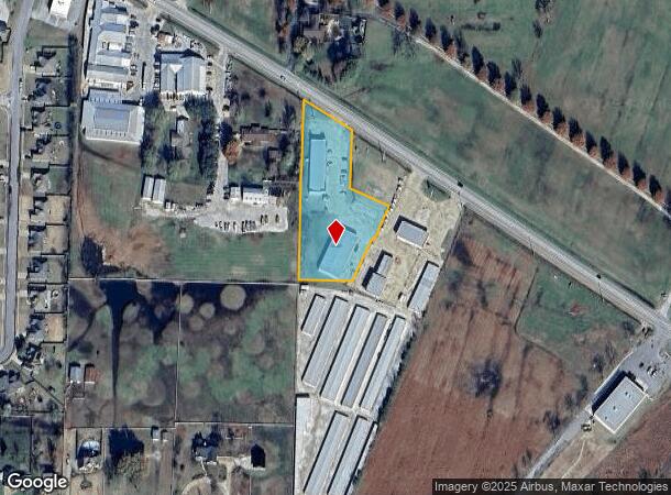 2393 N Center St, Elkins, AR Parcel Map