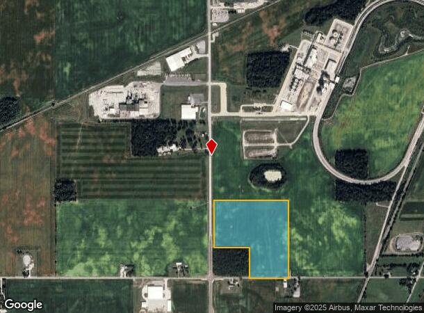 1441 S Adams St, Bluffton, IN Parcel Map