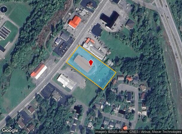 345 E Orvis St, Massena, NY Parcel Map