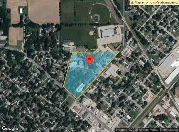  300 Keokuk St, Lincoln, IL Parcel Map