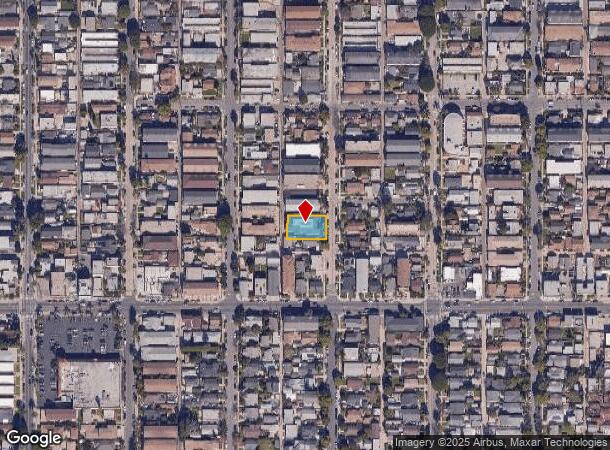  1035 Raymond Ave, Long Beach, CA Parcel Map