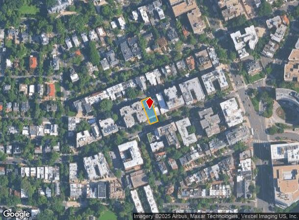  2151 California St Nw, Washington, DC Parcel Map