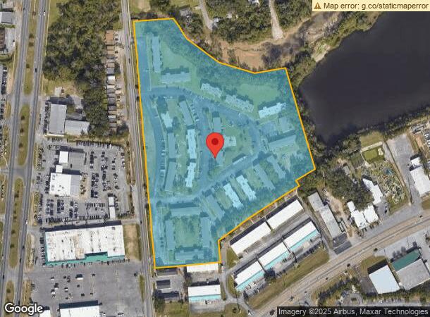  190 N Old Corry Field Rd, Pensacola, FL Parcel Map