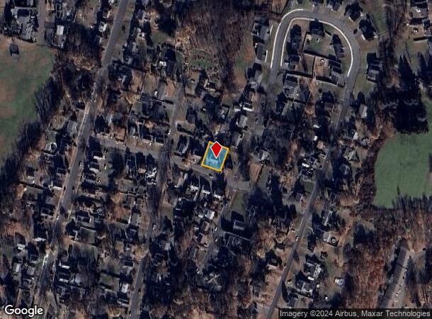  98 Hall Ave, Meriden, CT Parcel Map