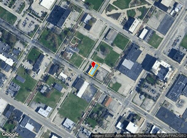  1814 Jefferson Ave, Toledo, OH Parcel Map