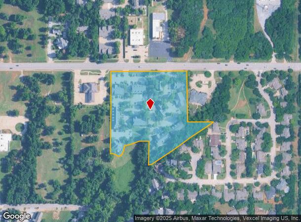  1900 E 15Th St, Edmond, OK Parcel Map