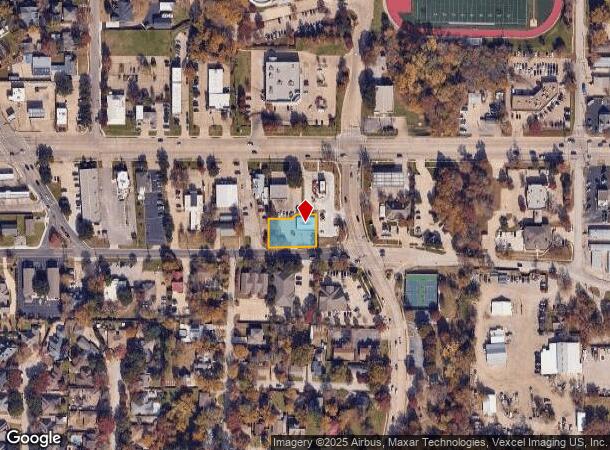  900 W Wall St, Grapevine, TX Parcel Map