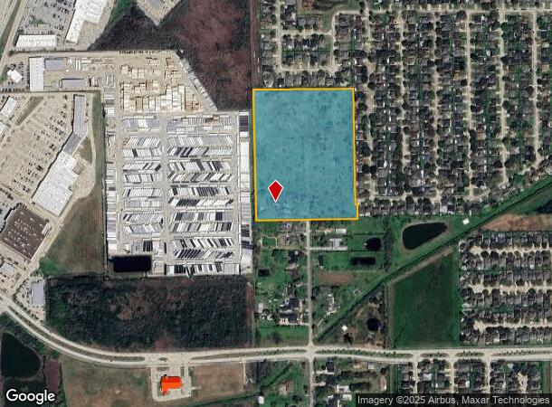 4606 Anthony Ln, Pasadena, TX Parcel Map