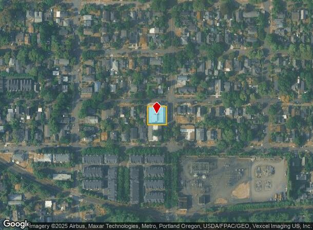  8705 Se 13Th Ave, Portland, OR Parcel Map