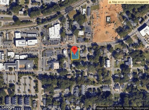  216 E Chatham St, Cary, NC Parcel Map