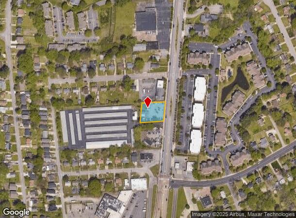 1219 N King St, Hampton, VA Parcel Map