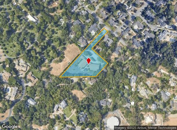  20548 Lomita Ave, Saratoga, CA Parcel Map