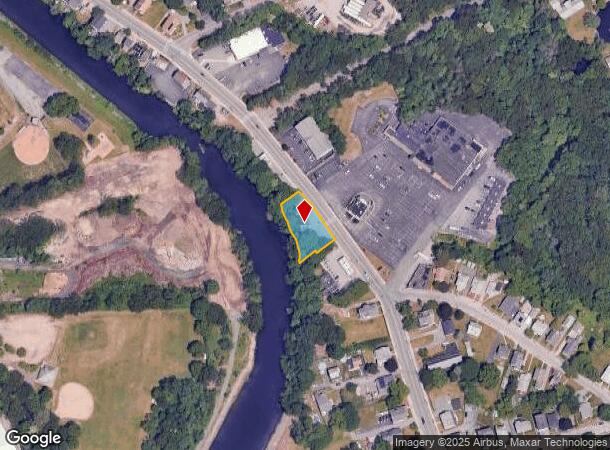  7 Main St, Blackstone, MA Parcel Map