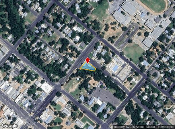 209 N Crockett St, Fredericksburg, TX Parcel Map