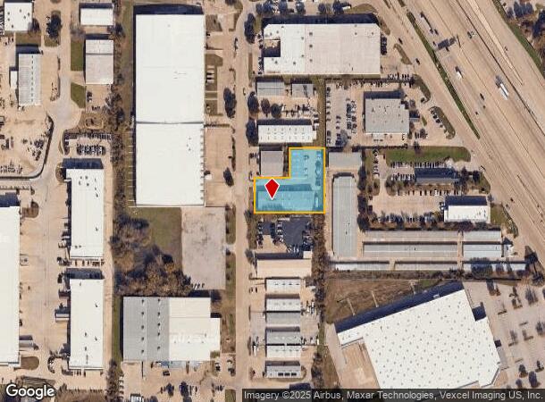 541 Industrial Blvd, Grapevine, TX Parcel Map