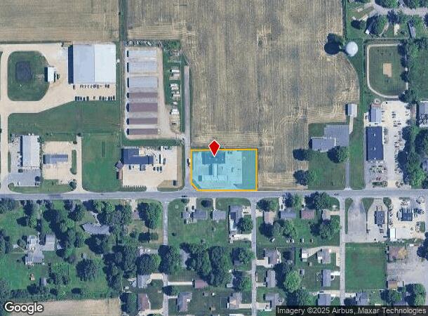 1206 W Mill St, Middletown, IN Parcel Map