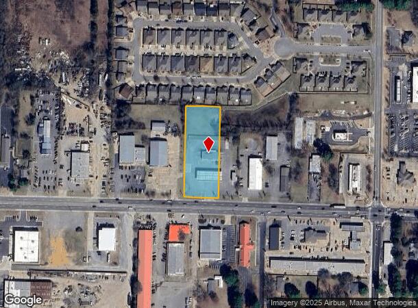 1640 E Oak St, Conway, AR Parcel Map