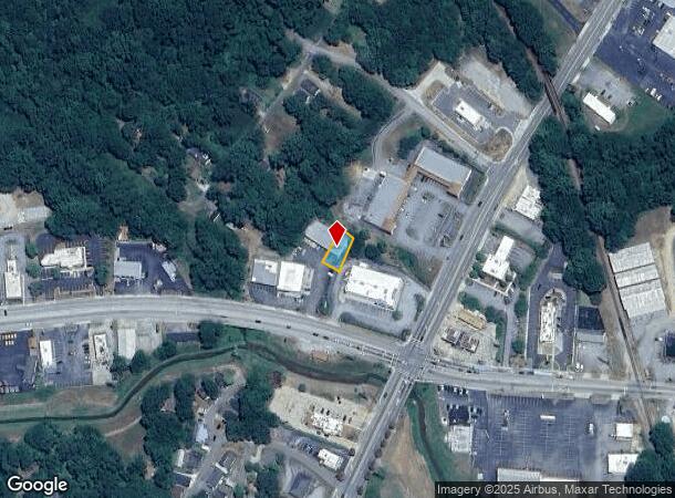 100 Hillcrest Dr, Laurens, SC Parcel Map