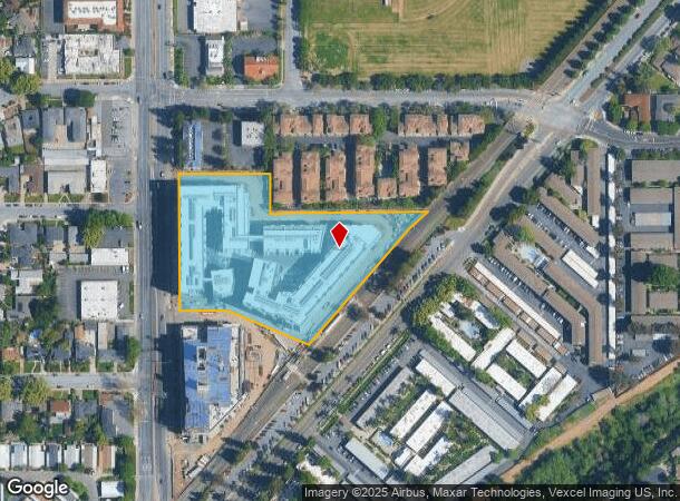 1350 S Bascom Ave, San Jose, CA Parcel Map