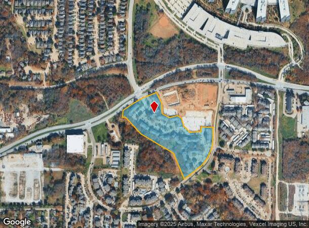 3875 Post Oak Blvd, Euless, TX Parcel Map