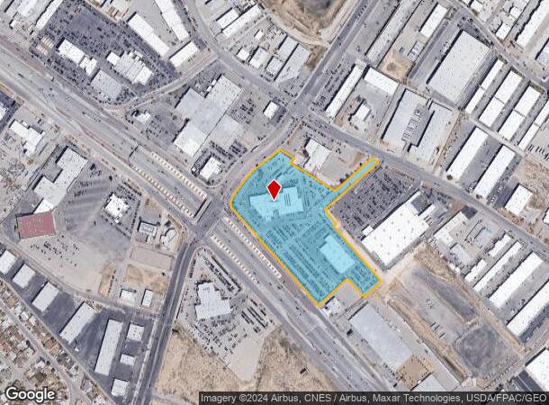  11301 Gateway Blvd W, El Paso, TX Parcel Map