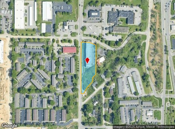 1610 N Kinser Pike, Bloomington, IN Parcel Map