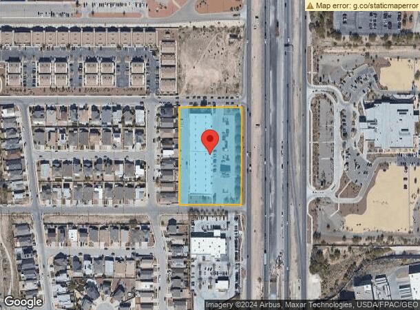  6601 S Desert Blvd, El Paso, TX Parcel Map