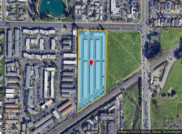 837 E Travis Blvd, Fairfield, CA Parcel Map