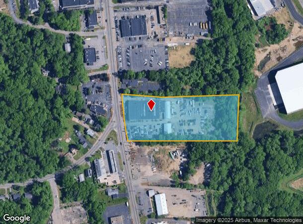  1782 Main St, Brockton, MA Parcel Map